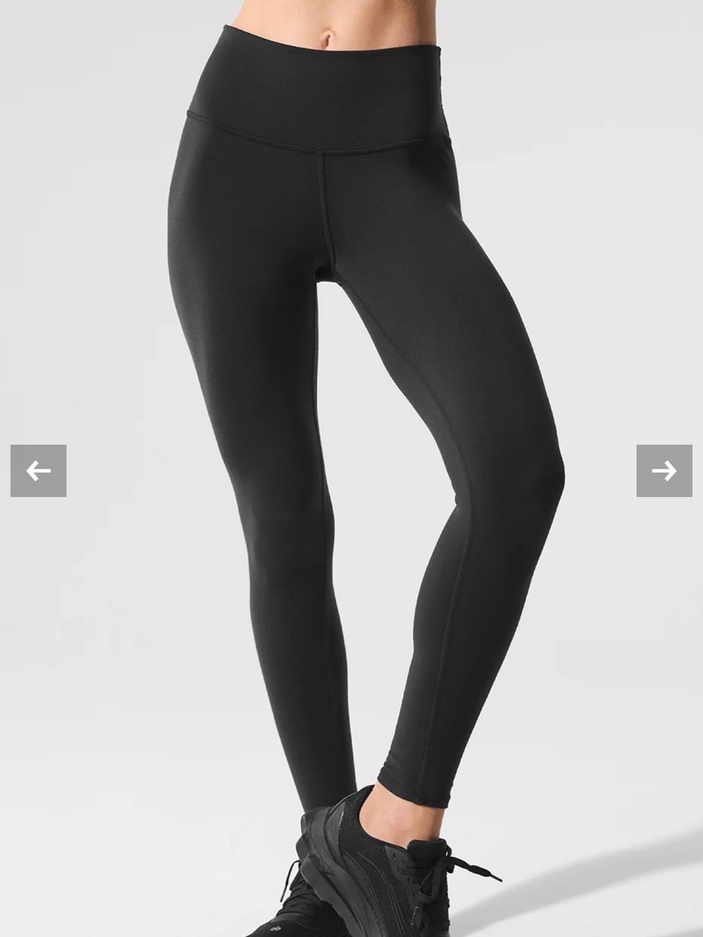 Alo 7/8 High Waist Airbrush Leggings, Black